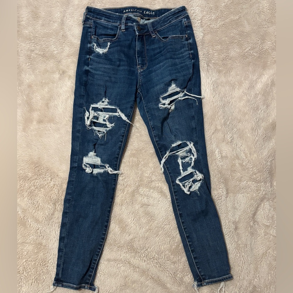 American Eagle Skinny Jeans Size 6 Short Next Level Stretch